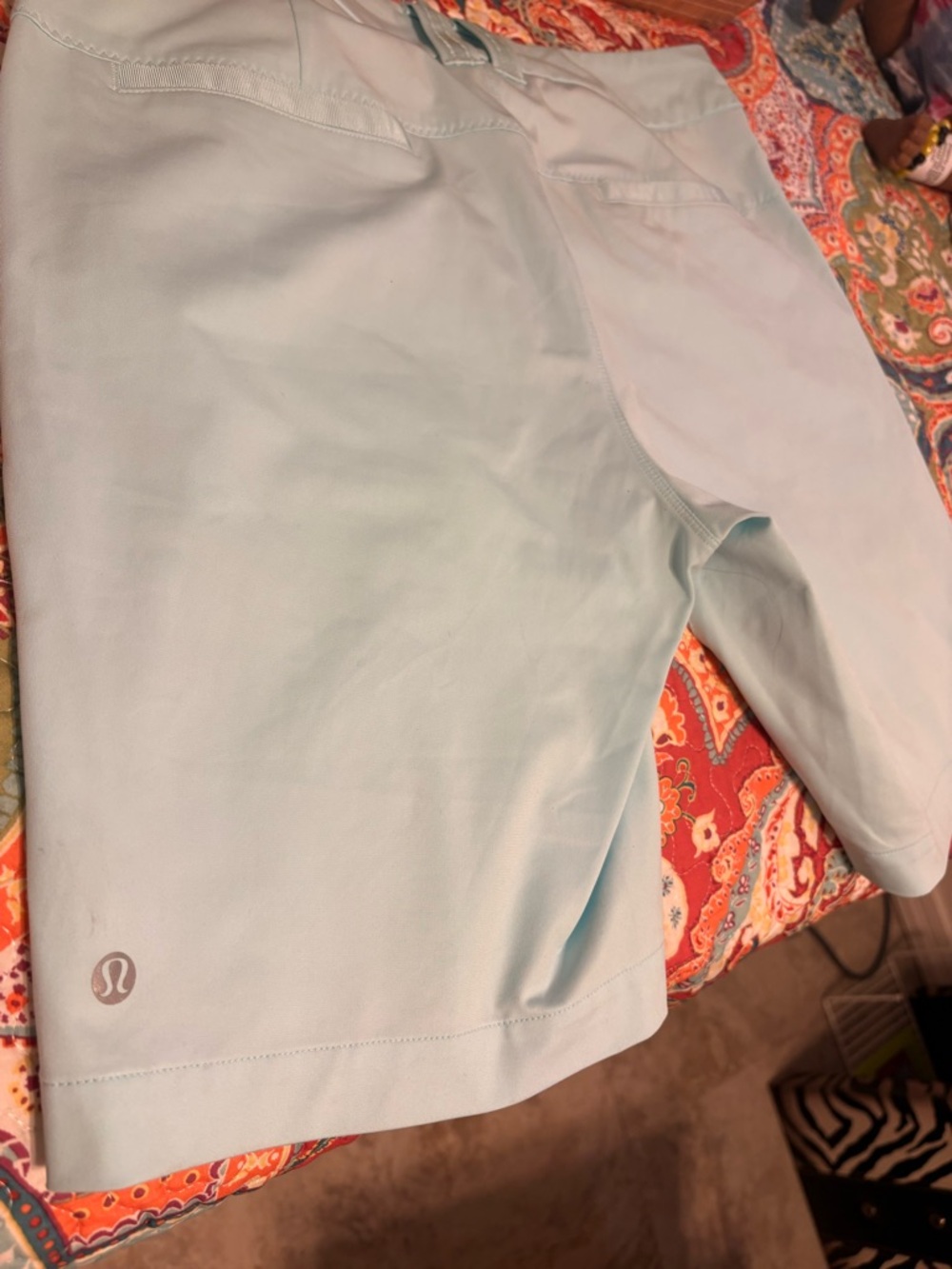 lululemon athletica Light Blue Workout Shorts